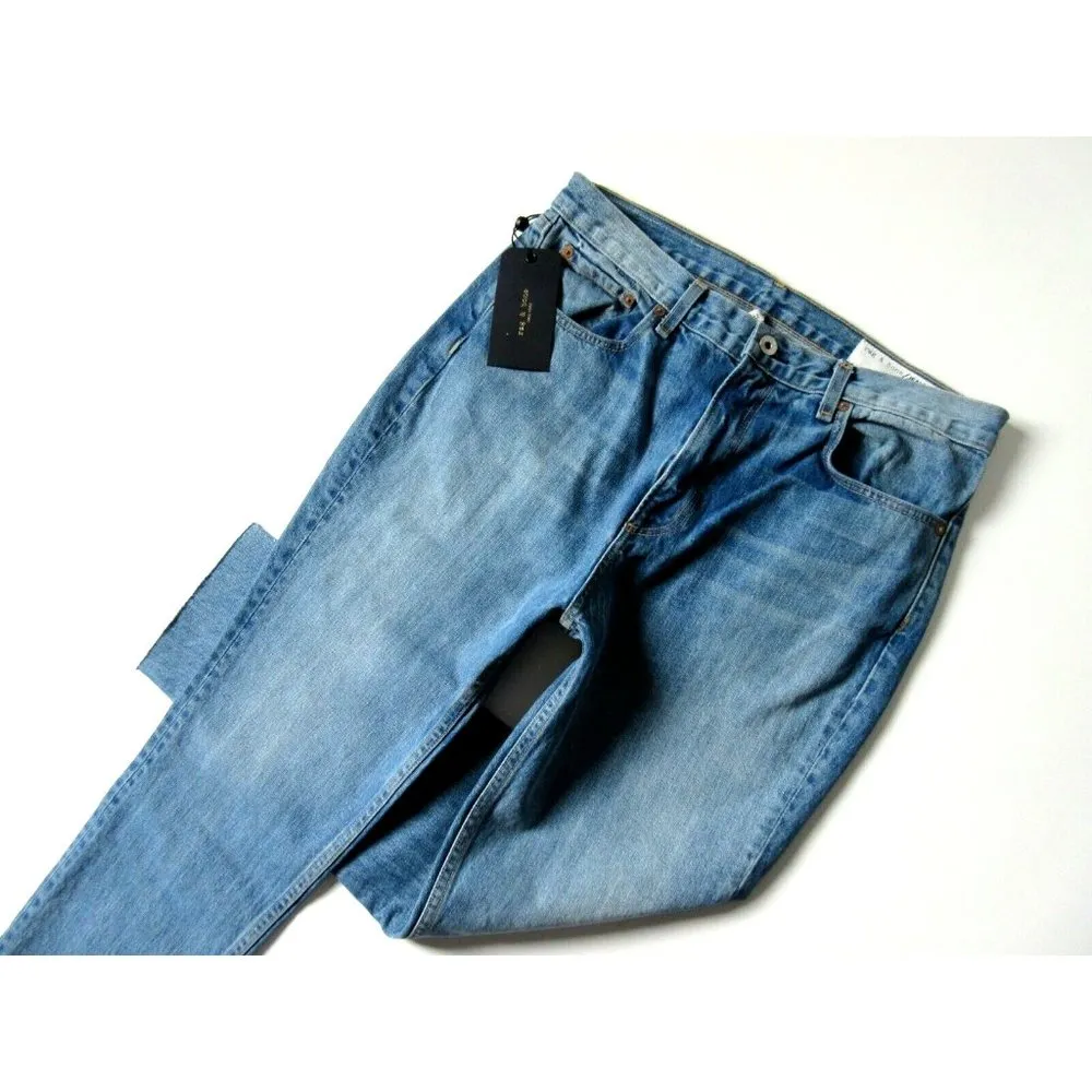 NWT rag & bone /JEAN High Rise Ankle Skinny in Helena Raw Hem Rigid Jeans 30 - Image 3