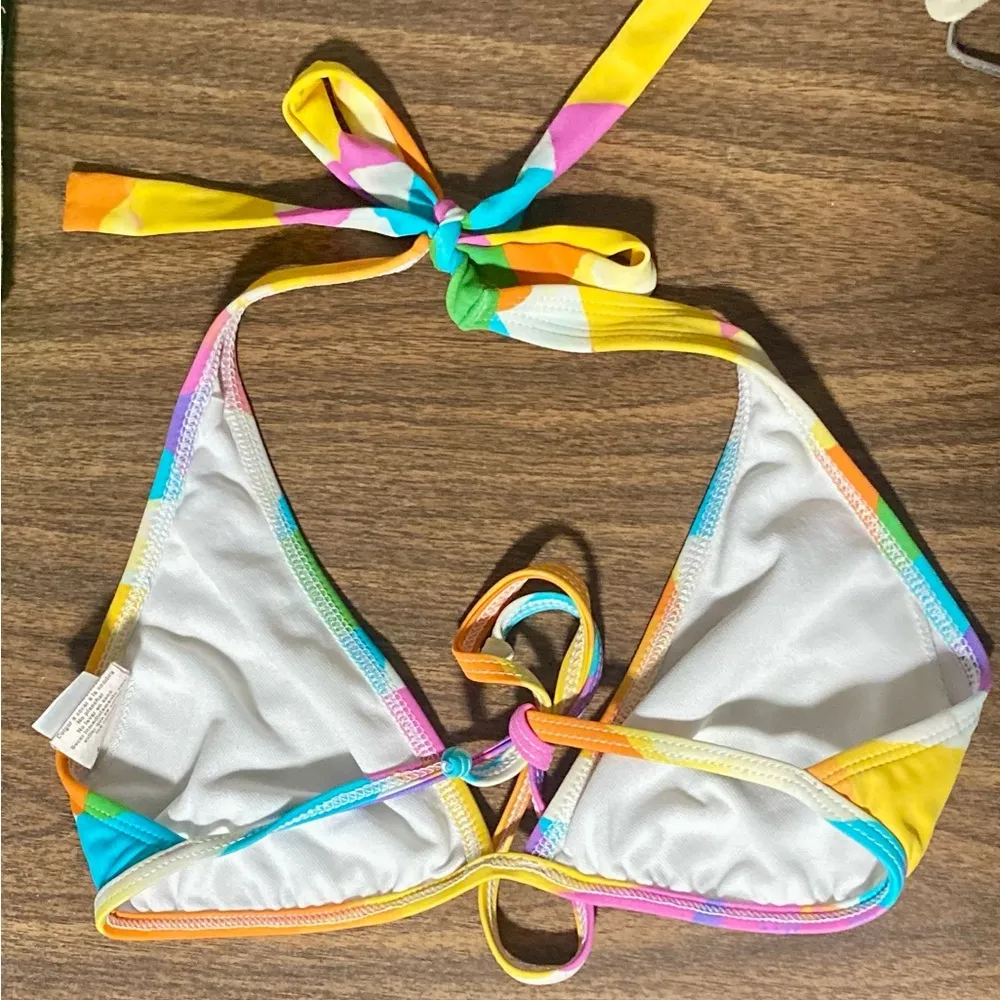 Roxy Y2K Multicolor Halter Bikini Top - Image 2
