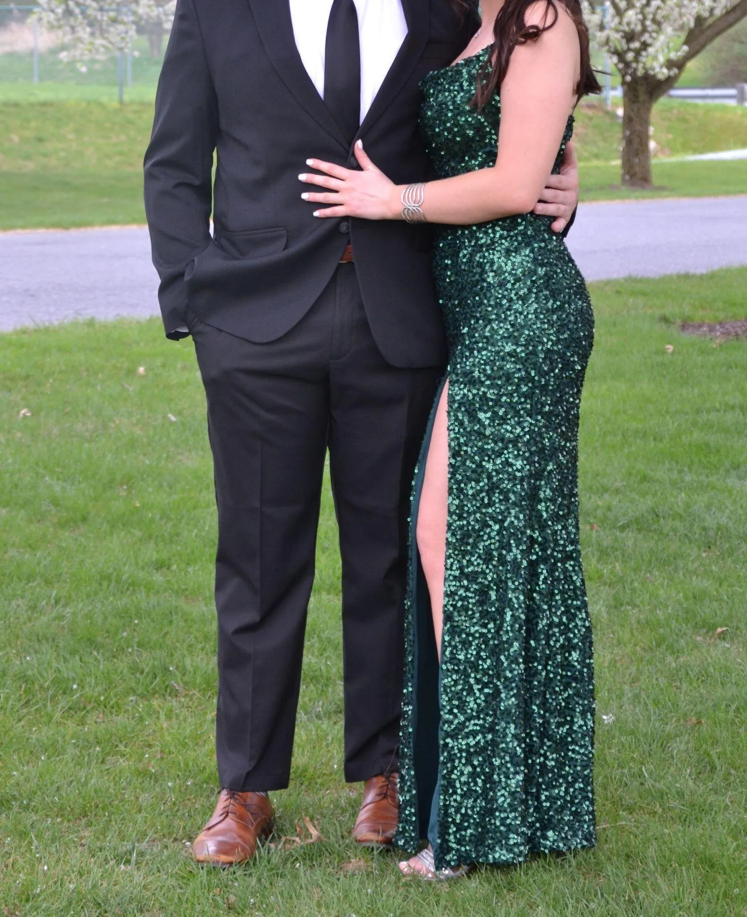 Green Sequin Dress - Image 4