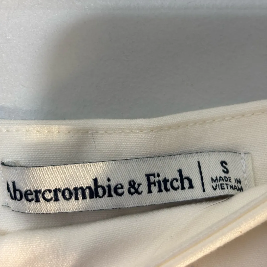 NWT Abercrombie & Fitch Mini Pleated Skort Cream Small. Tennis Coquette Preppy - Image 5