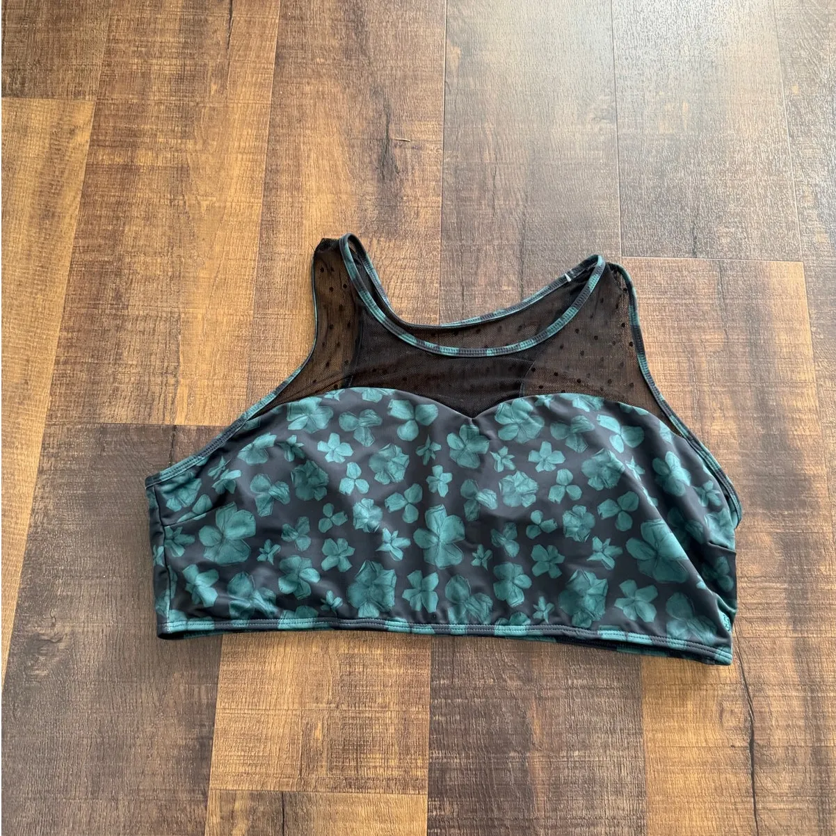 Albion Fit Maria Sea Petal Crop Top Swimsuit Size XXL - Image 2