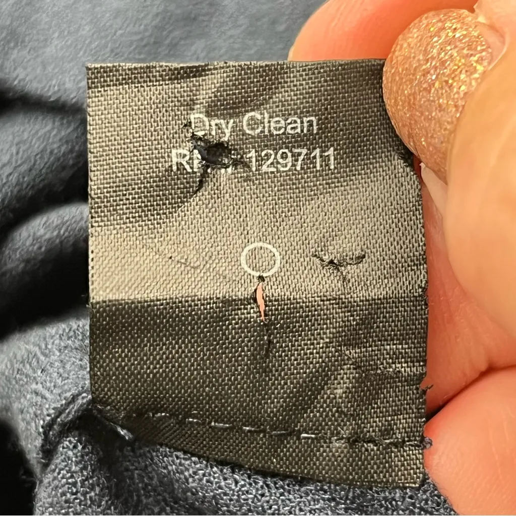 Jenni Kayne Palmer T-Shirt Dress Shirt Dress Navy Blue XXL Short Sleeve‎ *FLAWED - Image 5