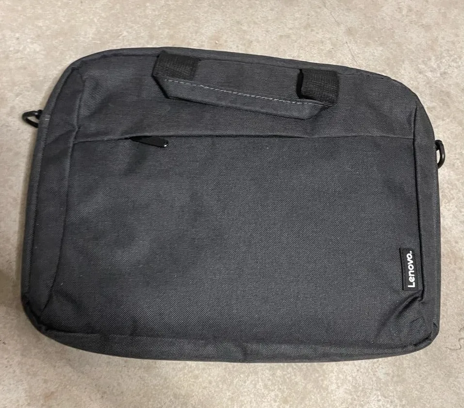 New Lenovo Casual Toploader Water Resistant 15.6 Laptop Bag, Grey Gray - Image 1
