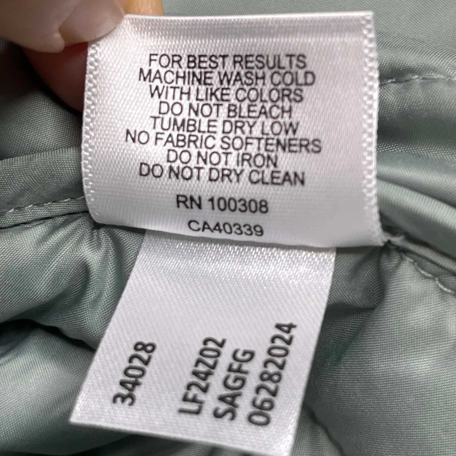 Peter Millar Pippin Quilted Travel Jacket Size Small Sage Fog Green New Golf - Image 9