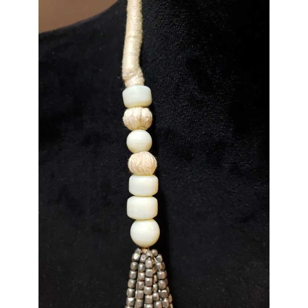 Womens Fashion Multi Strand Faceted Nuggets Beads Statement Necklace Jewelry Gold - Image 6