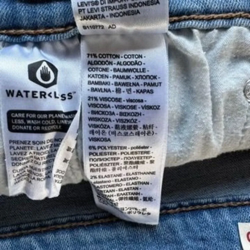 Levi High Rise Shorts Sz 30 - Image 10