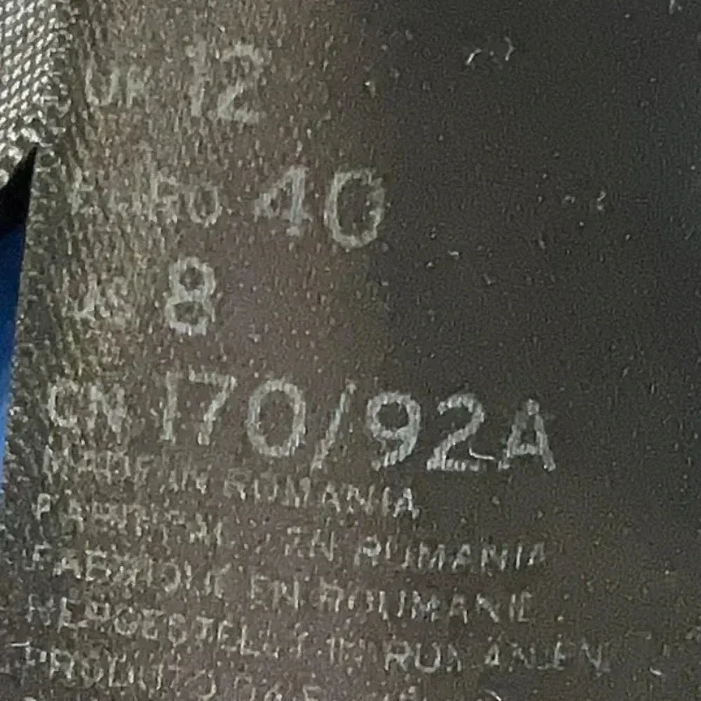 Topshop Black White Gingham Seersucker Sleeveless Skater Dress Size 8 Rockabilly - Image 9