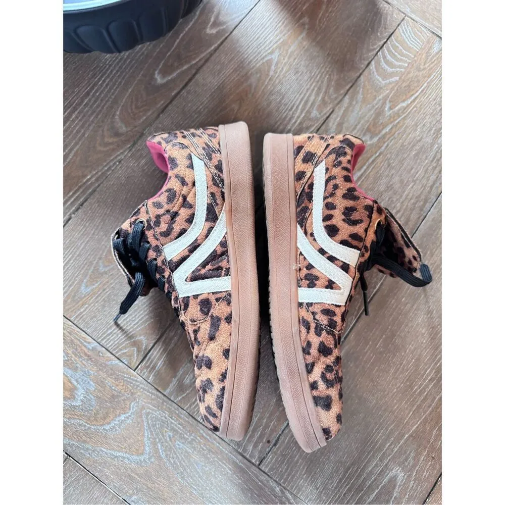 Rosella Carlie Leopard Print Sneakers Size 8.5 Brown - Image 3