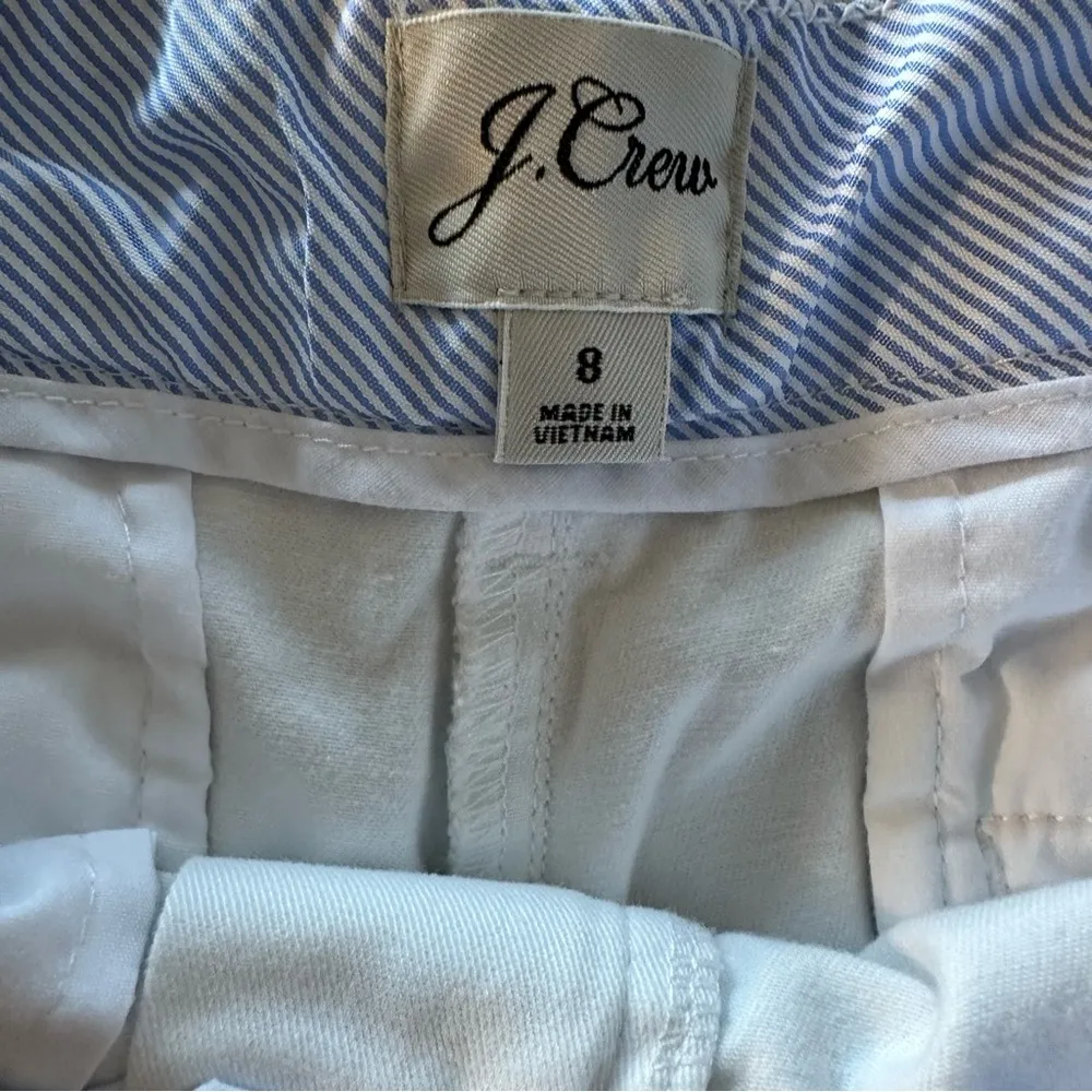 J. Crew women's white shorts size 8 - Image 3