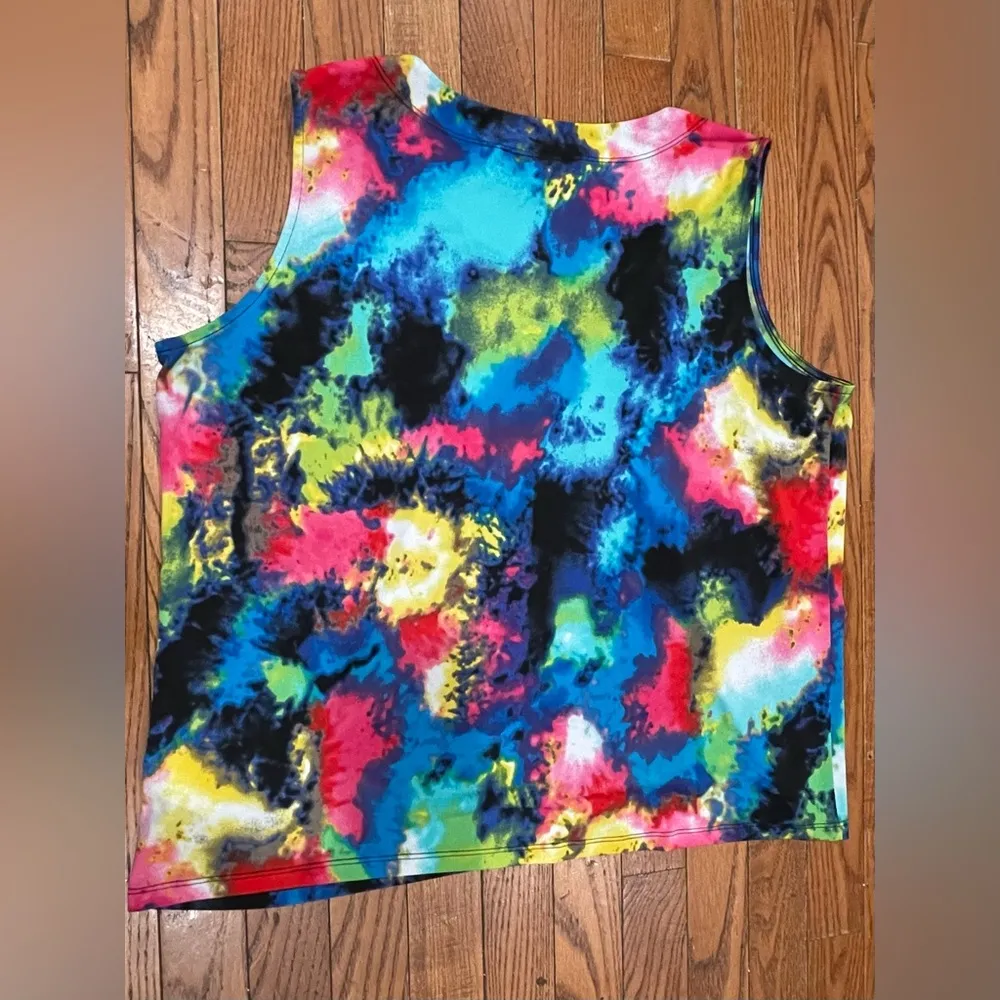 Kasper  Women's Colorful Abstract Tank Top - Image 2