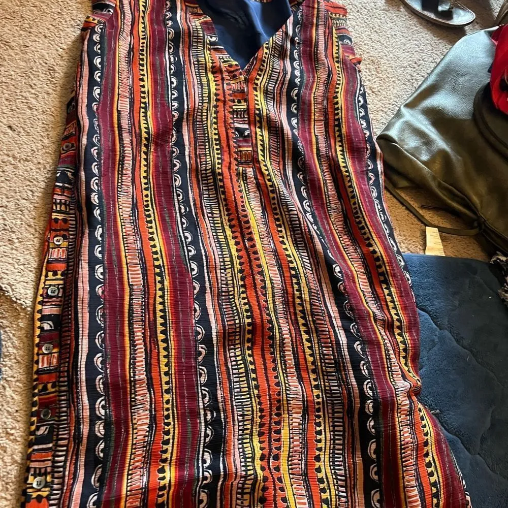 Sam Edelman striped cap sleeve dress M - Image 5