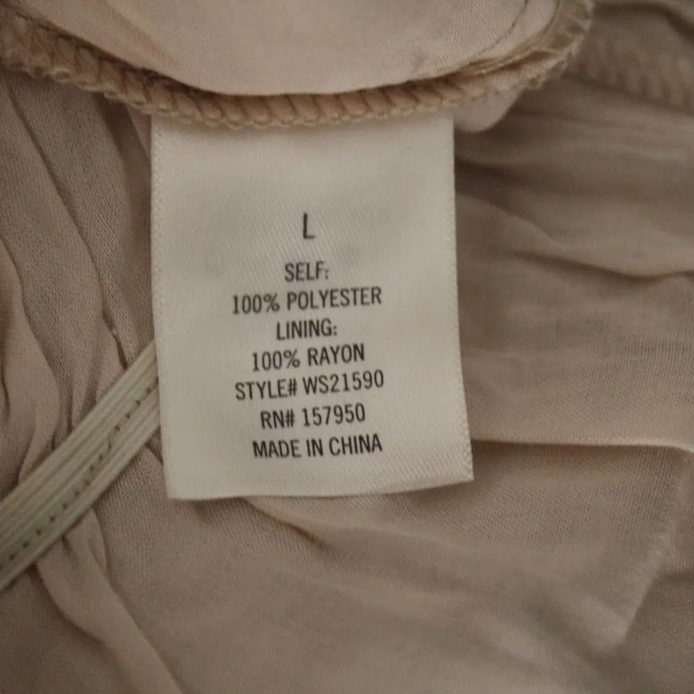 New Francescas Anett Foil Polka Dot Top Metallic Glitter Peplum Elastic Waist - Image 6