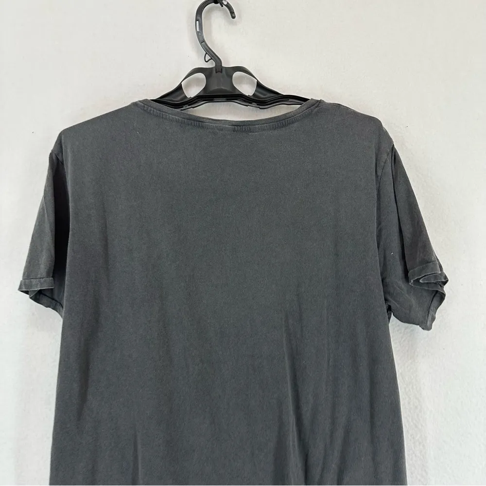 H&M Divided Devils Rouge Skull Graphic T Shirt Women’s Large Grey - Image 9