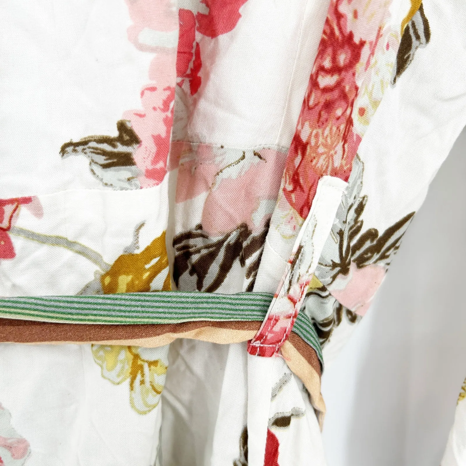 Urban Outfitters Womens Mia Mixed Print Floral Kimono Robe Bohemian Boho Duster - Image 9