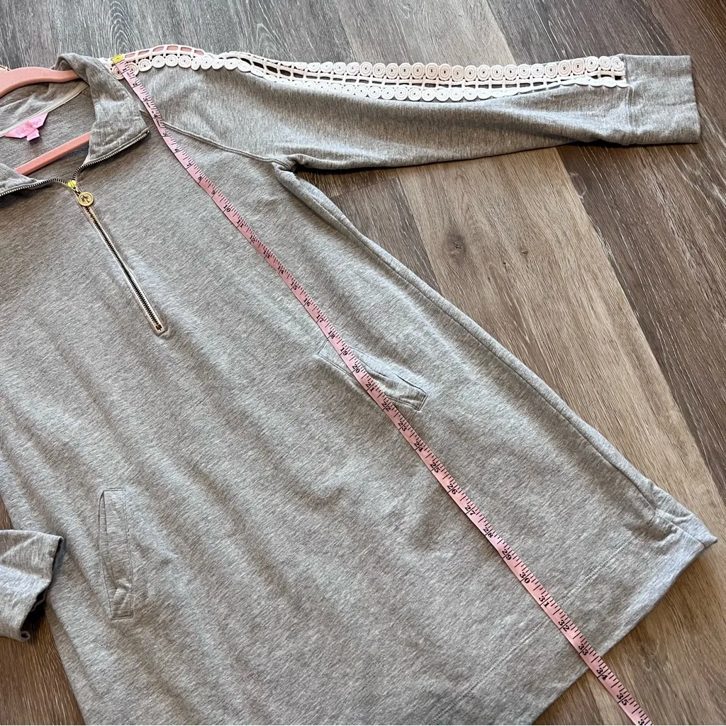 Lilly Pulitzer‎ skipper dress solid gray - Image 5