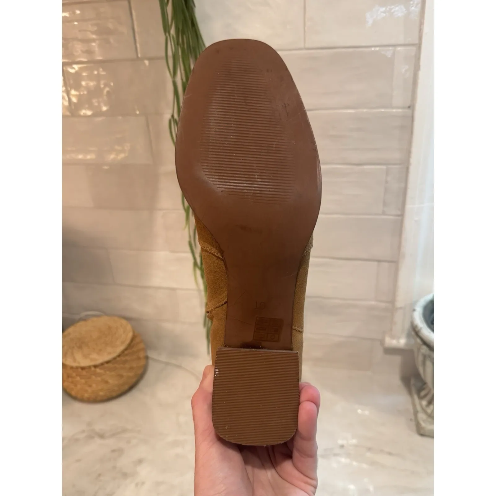 MADEWELL Bryce Suede Brown Leather Chelsea‎ Ankle Boot Bootie Size 10 New *flaw - Image 11