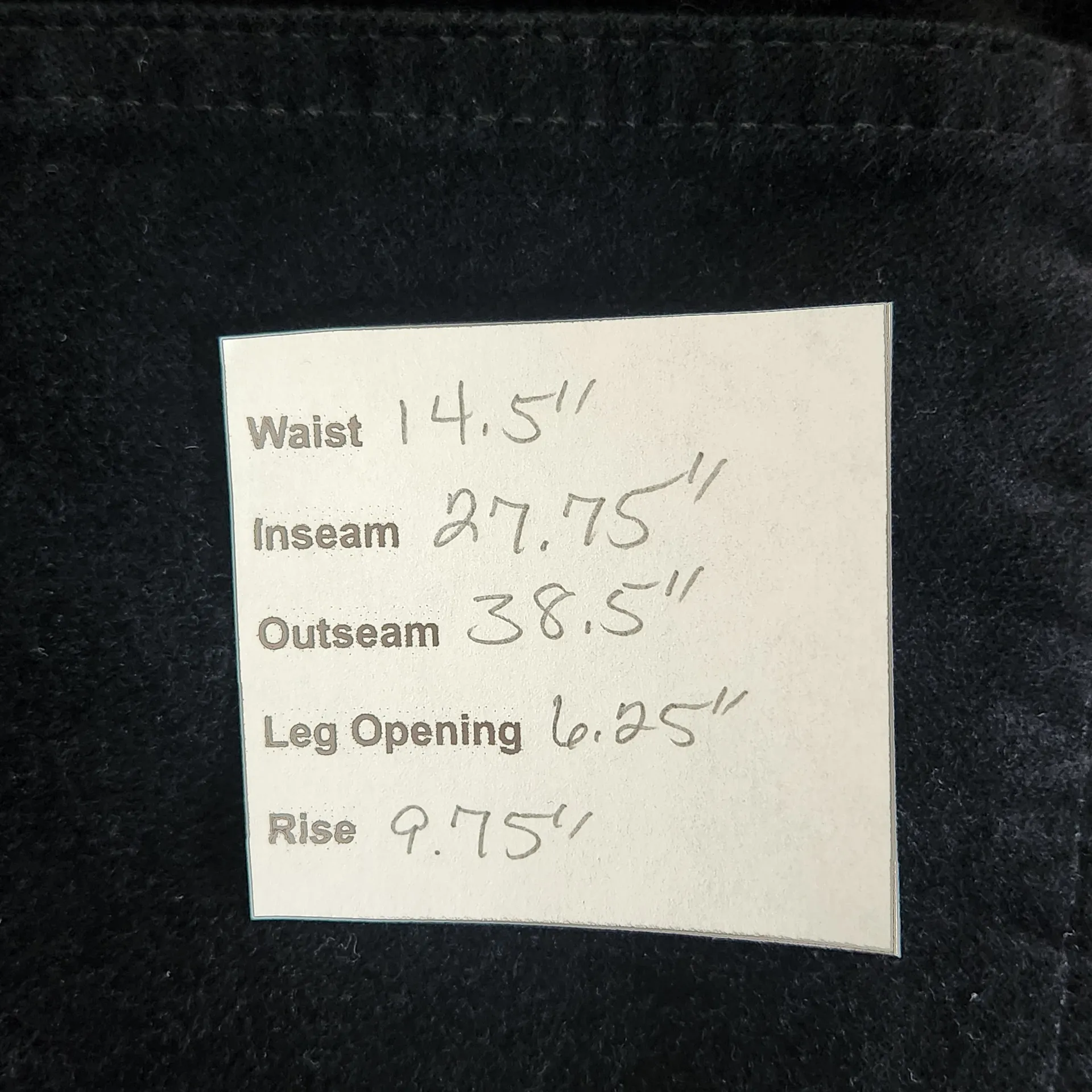 Talbots Black Velvet Pants Size 2 Petite Black Velveteen Straight Leg Pant - Image 3