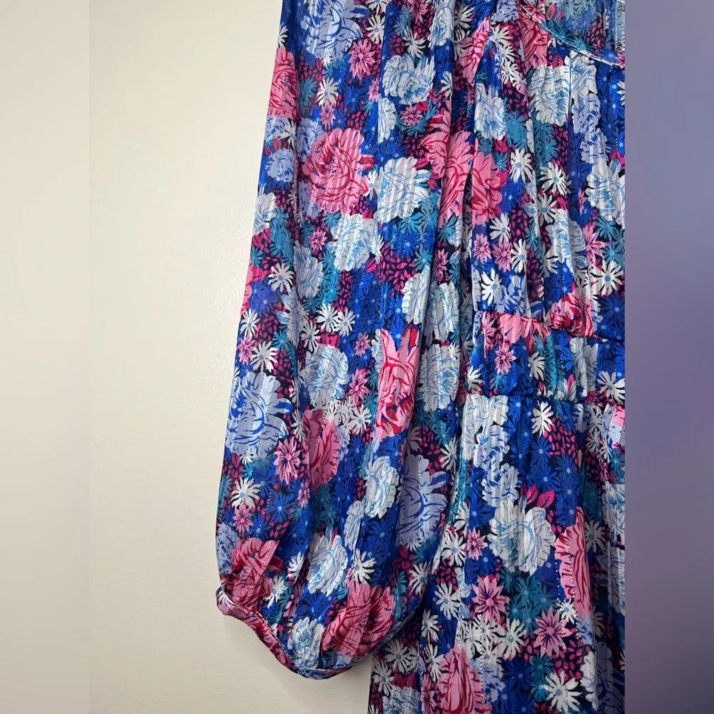 Umgee USA Floral Print‎ Boho Blouse Size Small NWT - Image 4