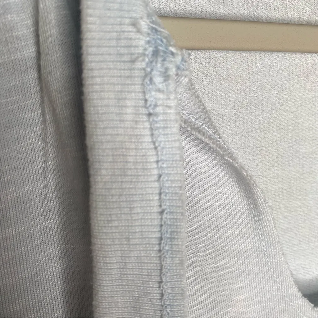 Free People Sweet Jane Baby Doll Top Sz S Baby Blue - Image 11