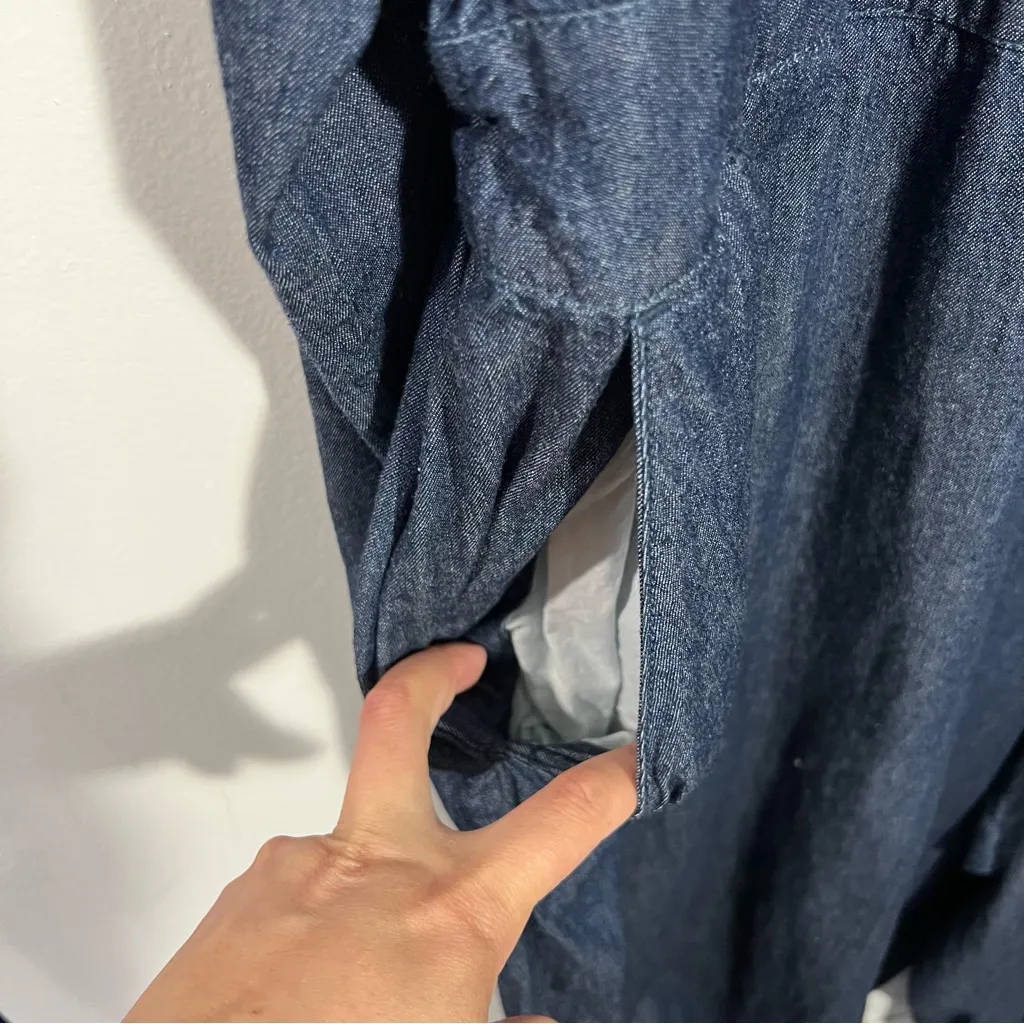 New Lane Bryant Wide Leg Jumpsuit With Cut Out & Pockets Size 28‎ Plus - Image 6