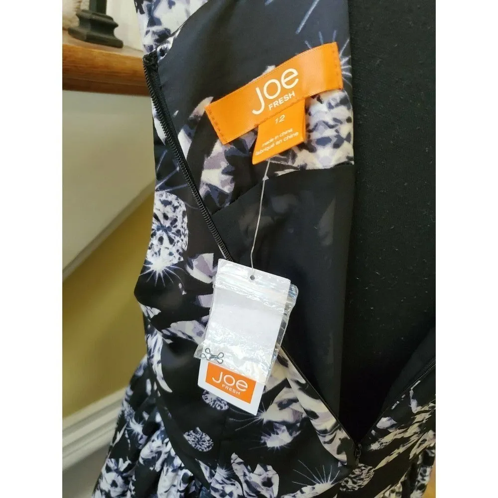 Joe Fresh 12 Floral Fit & Flare Dress - Image 6