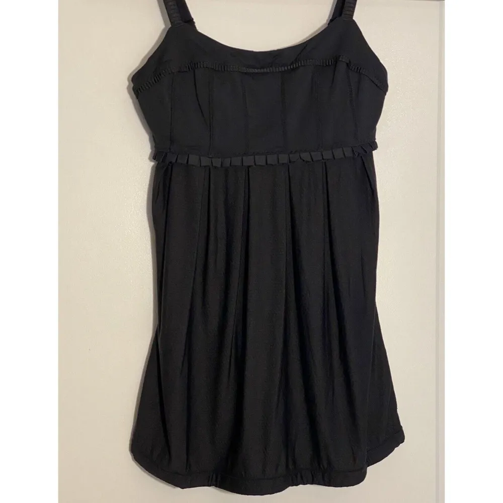 Lululemon top Black Ruffled‎ Athletic Sleeveless Size 2 - Image 3