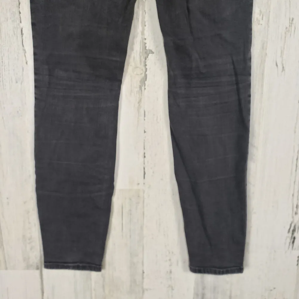 Madewell Shaw Black Wash Denim High Riser Skinny Jeans Women's Size 27 - Image 11