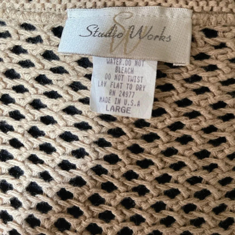 Studio Works Crochet Sweater - Image 6