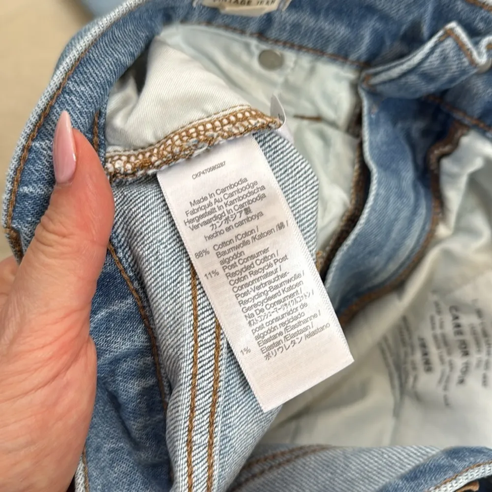 Madewell The Perfect High Waist Rip Tapered Jeans in Bradwell Wash Size 29 - Image 14