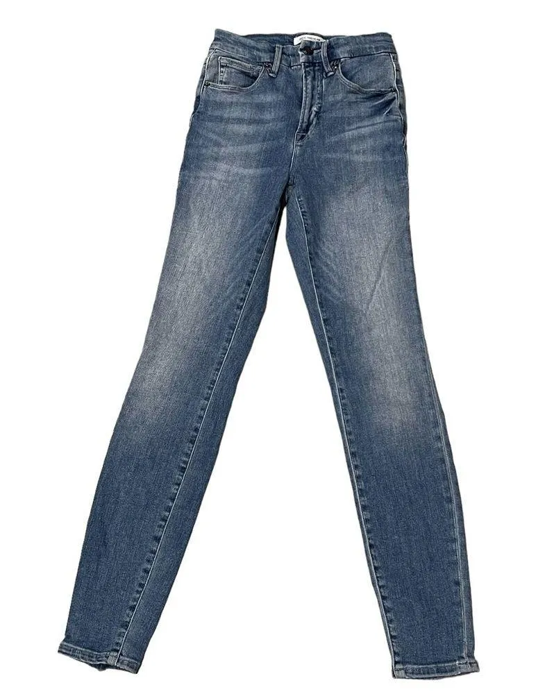 GOOD AMERICAN Good Waist High Rise Skinny Jeans - Image 3