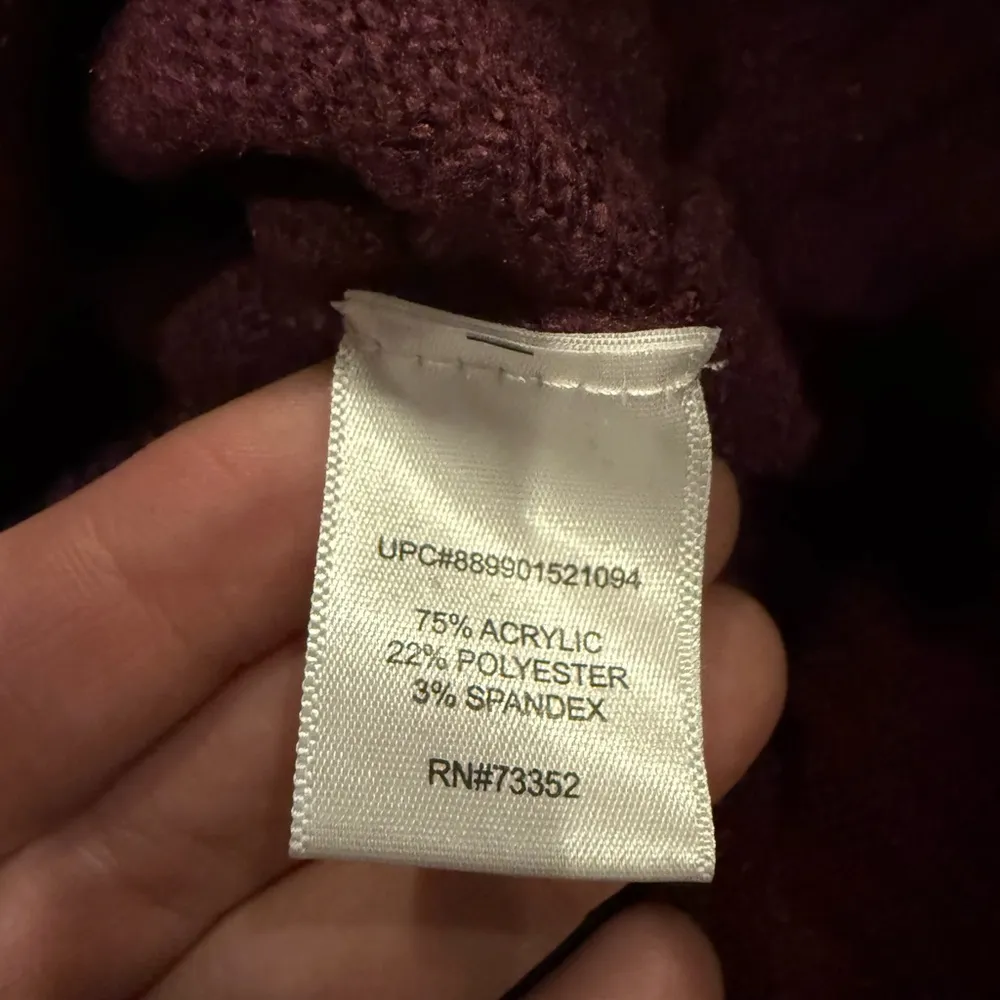 It's Our Time Purple Cowl Neck Sweater - Image 3