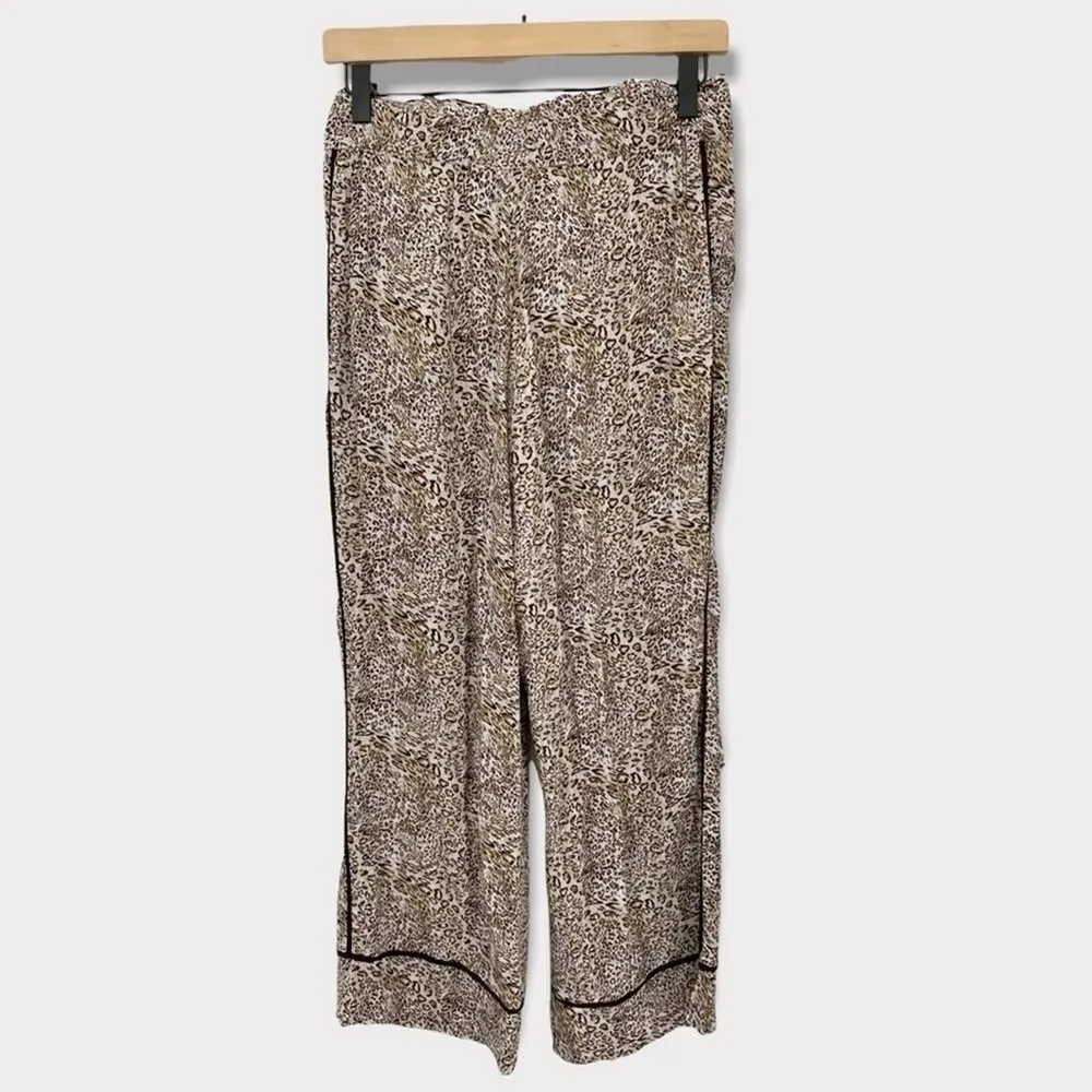 NWT Heartloom Wide Leg Drawstring Animal Print Pants  Size Small - Image 7