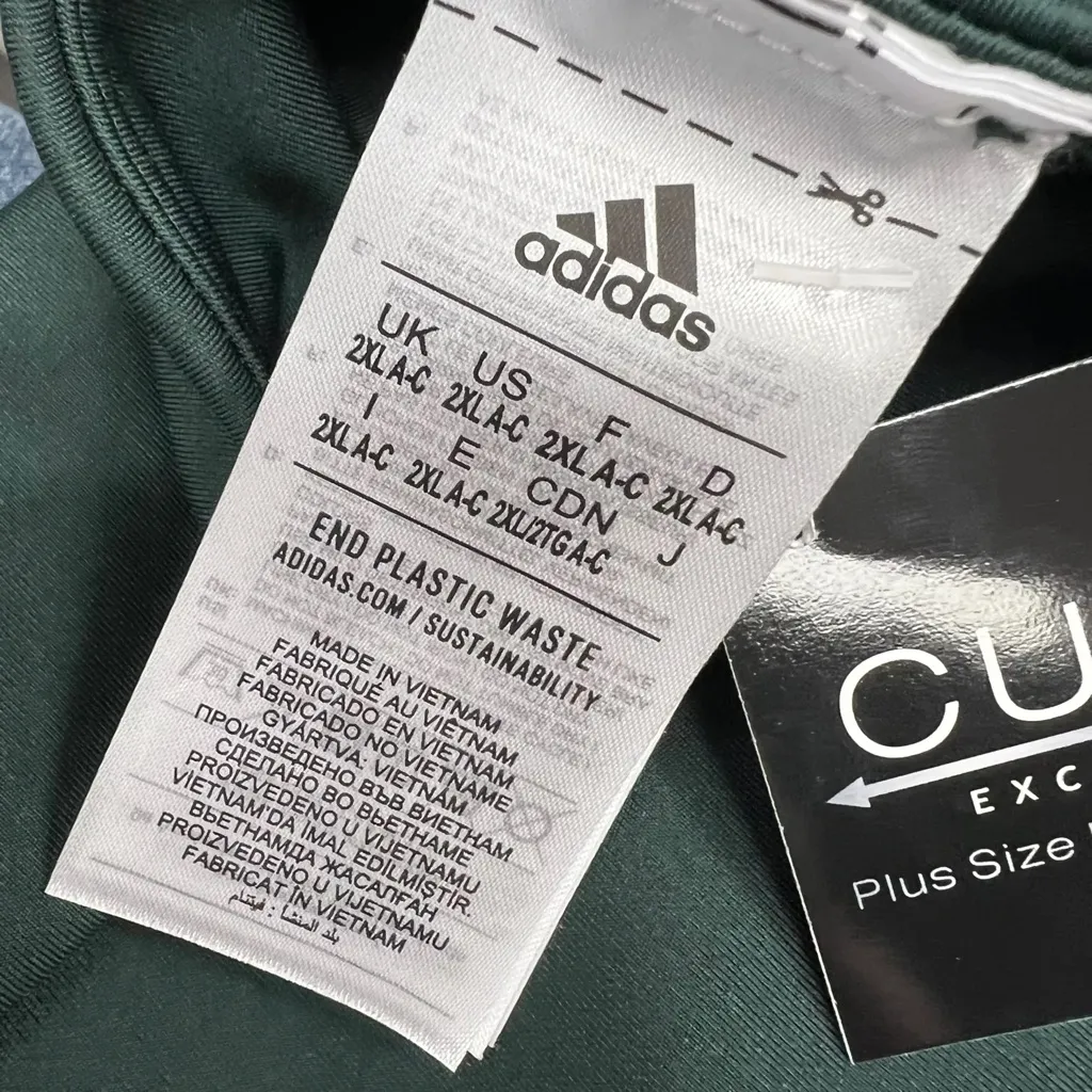 Adidas Hunter Green Sports Bra - Size 2X - Image 5