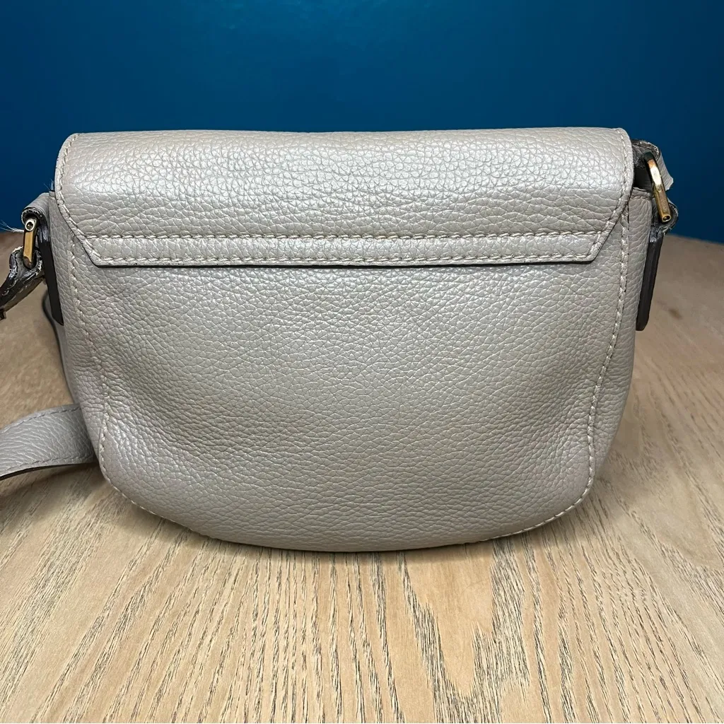 Furla Jo Gray Pebbled Leather Crossbody Micro Mini Bag - Image 2