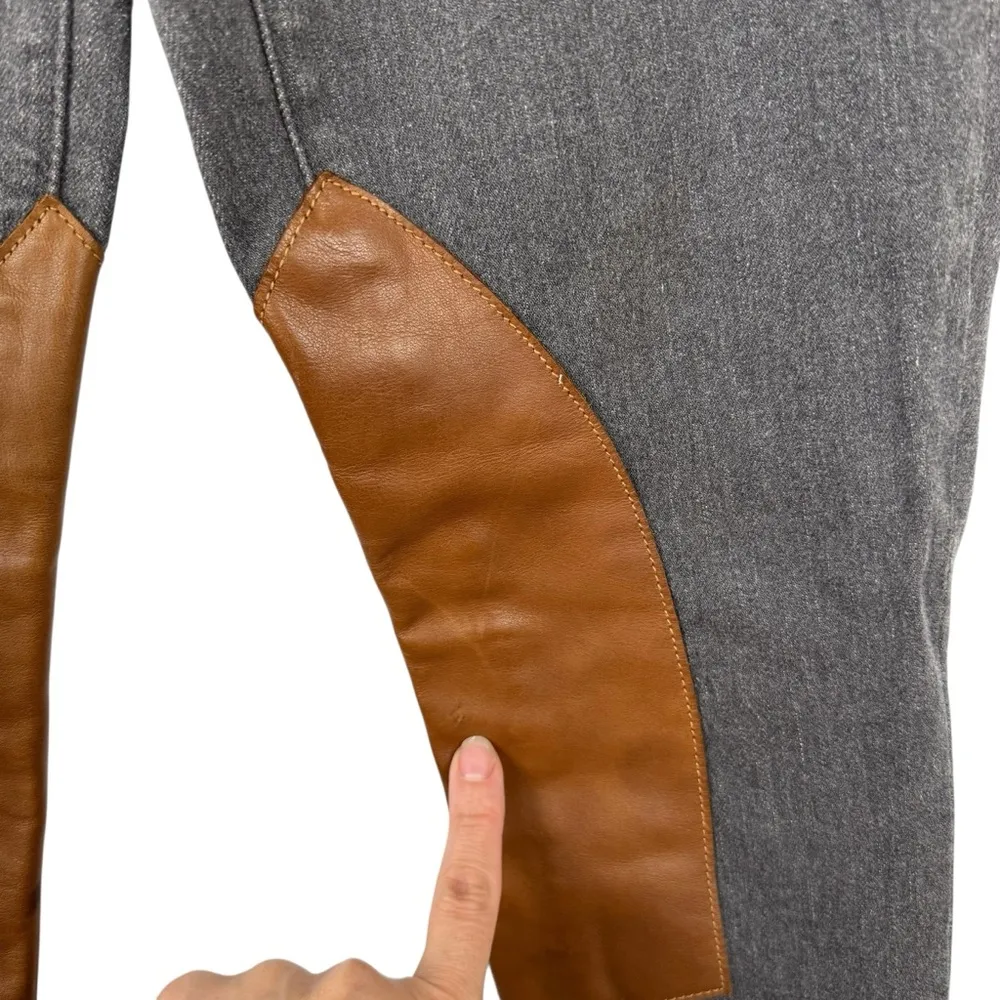 Ralph Lauren Black Label Matchstick 400 Jodhpur Jeans in Grey SZ 27 Equestrian - Image 6