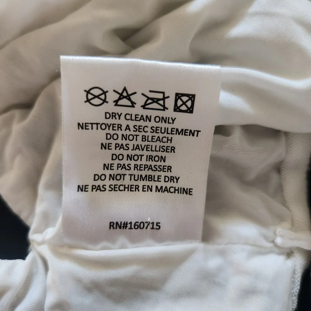 Retrofete Quinn Sequin Top in White Size XXS One Shoulder Crop NWT Beading - Image 12