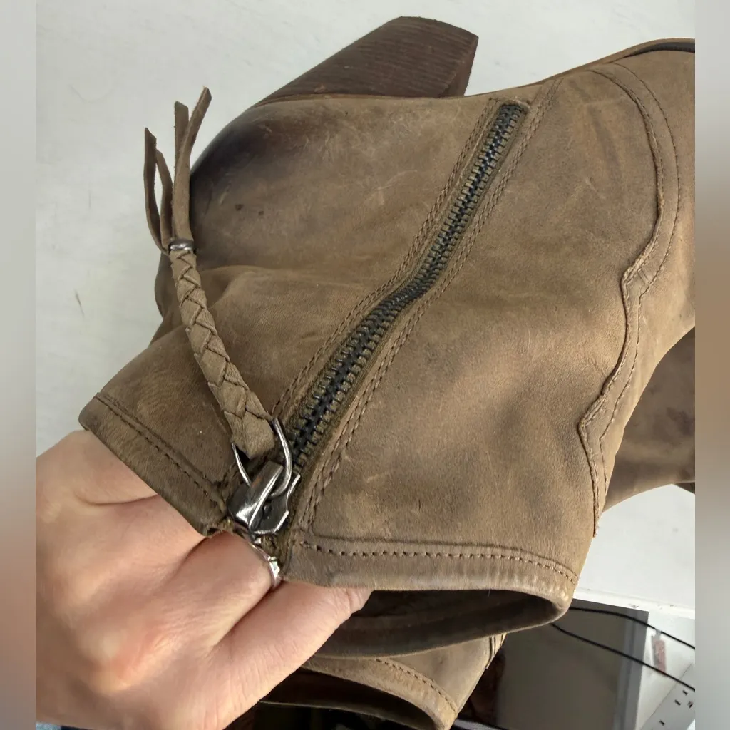 Aldo Fastrost Booties Burnished Toe Heeled Bootie sz Eu 42 - Image 4