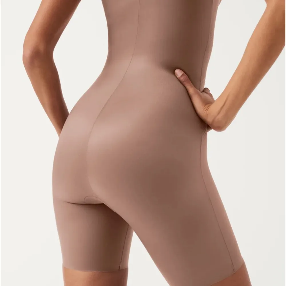 New Invisible Shaping Open-Bust Mid-Thigh Bodysuit - Image 5