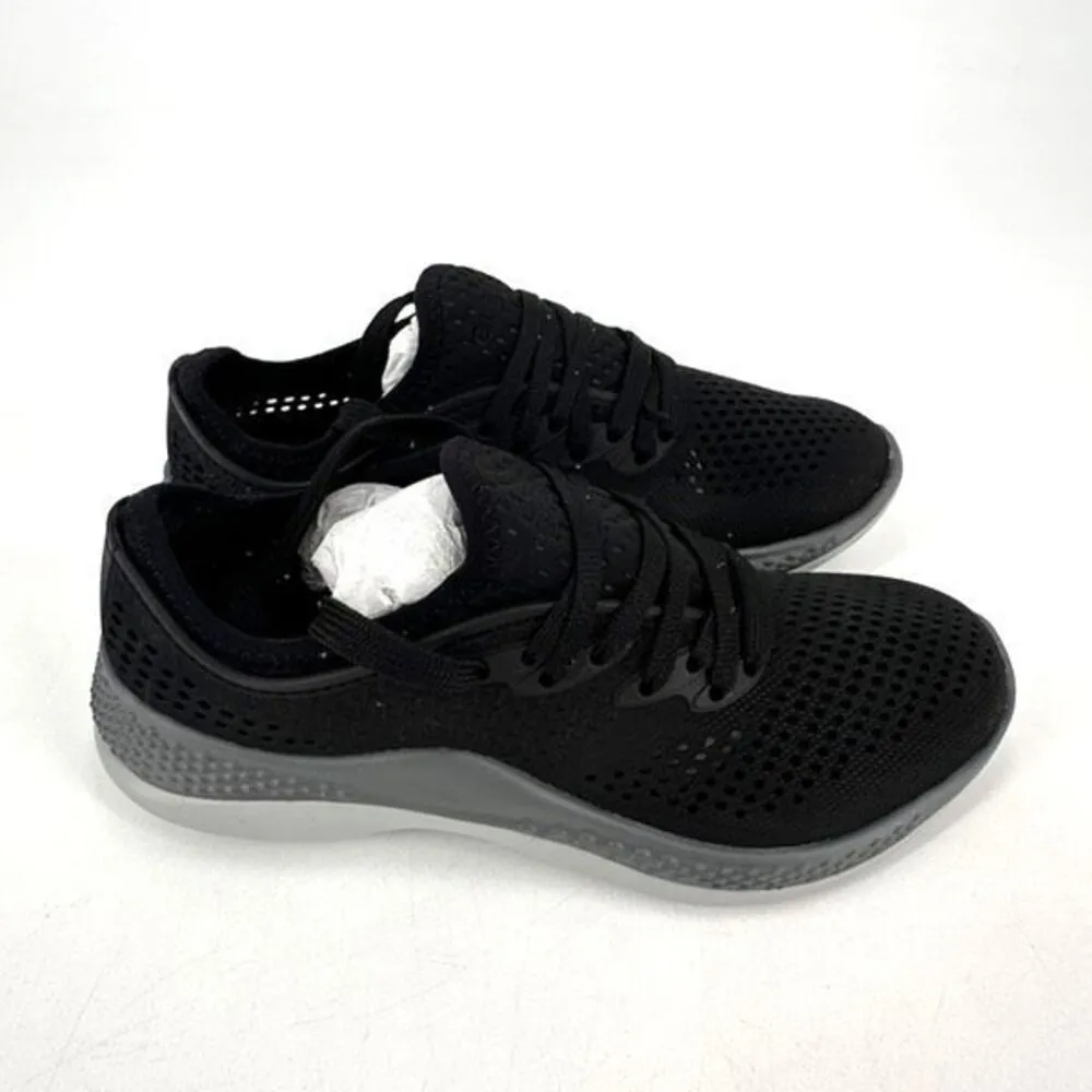 Crocs  Women's Sneakers Literide 360 Pacer Lace Up Tennis Shoes Size 4 Black‎ - Image 5