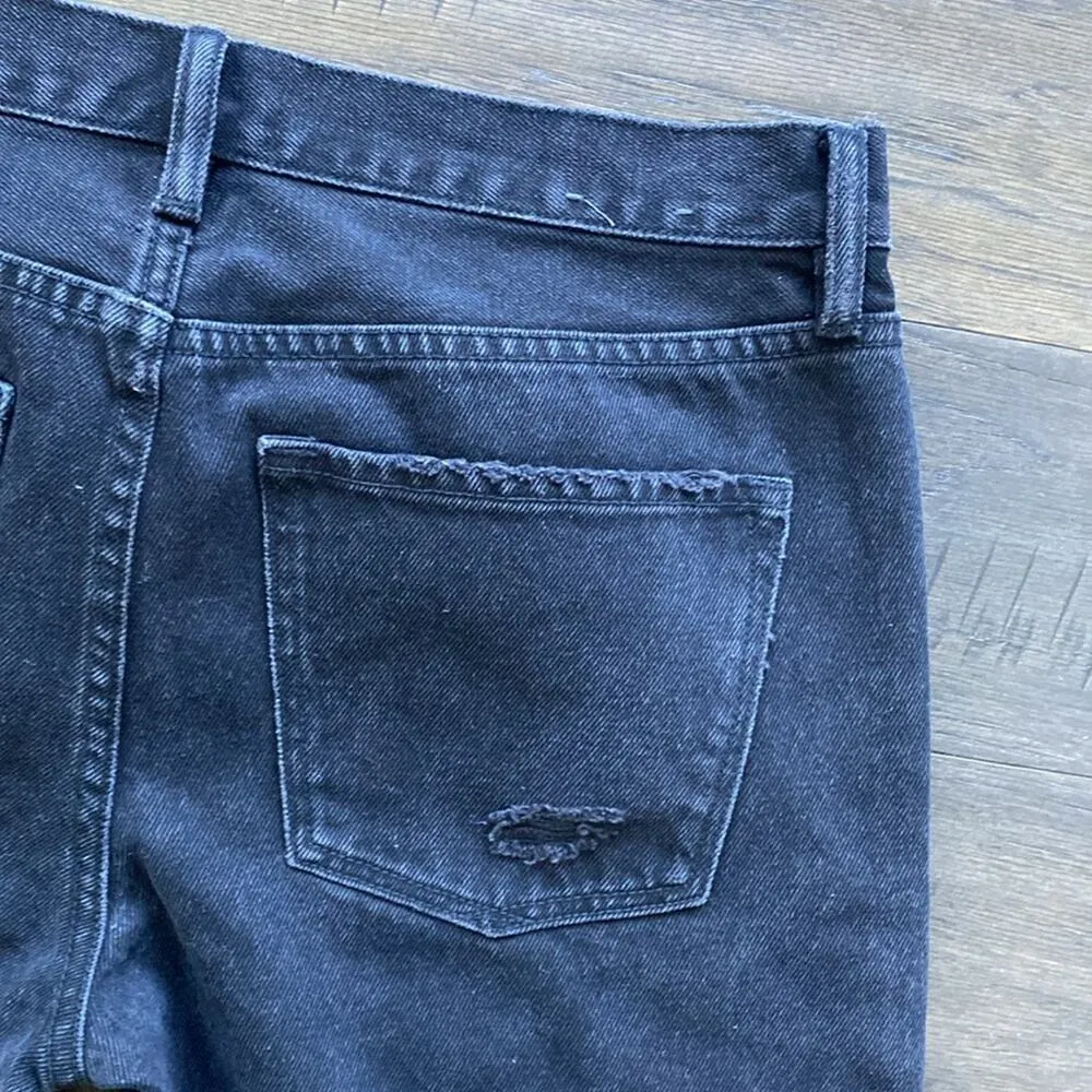 ALL SAINTS Jeans Womens Size 29 Black Distressed Muse Slim Destroyed - Image 9