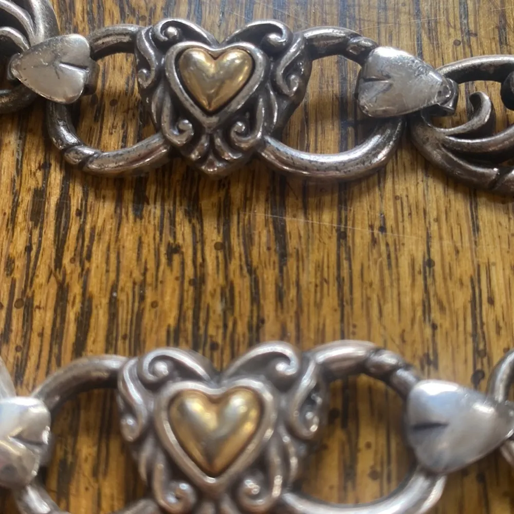 Elegant Silver and Gold Heart belt - Image 3