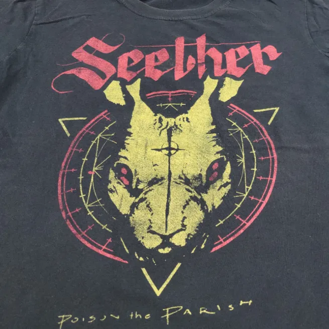 Seether Shirt Size Large Seether Poison The Parish Tour 2017 T - Image 3