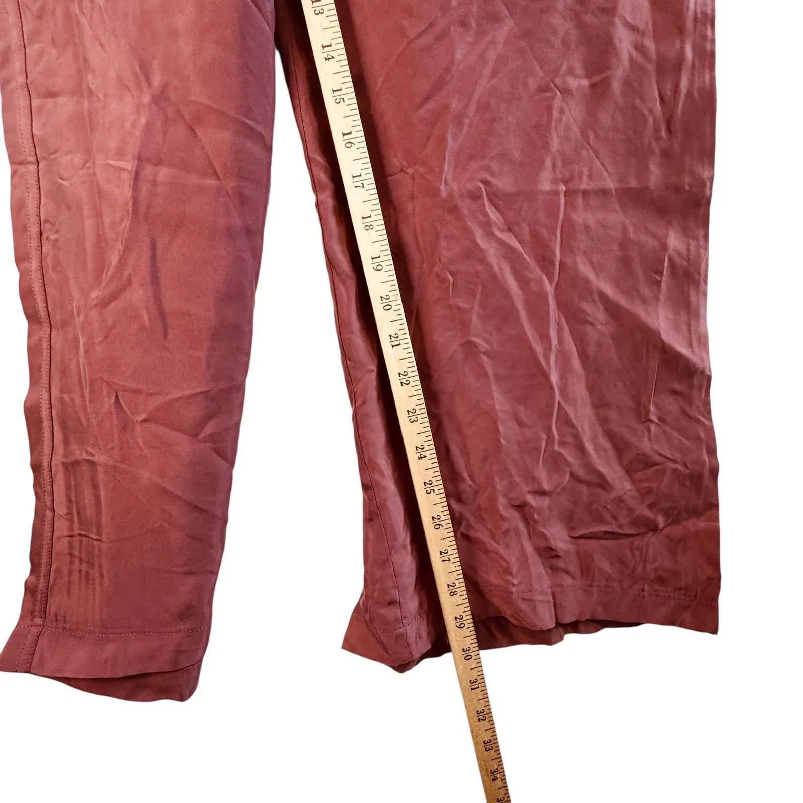 Athleta Calm Cool Wide Leg Pants XXS Mauve Lounge Comfy Stretch Travel‎ Pant - Image 7