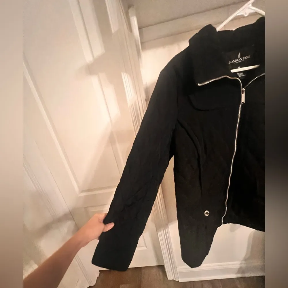 FINAL PRICE London Fog Quilted Black Jacket - Image 6