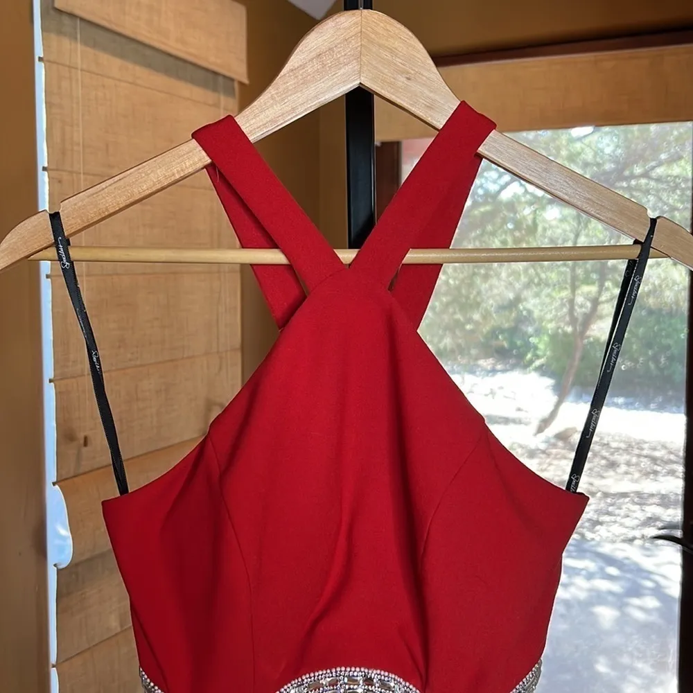NWT Speechless Red Halter High Low Dress Size 5 - Image 4