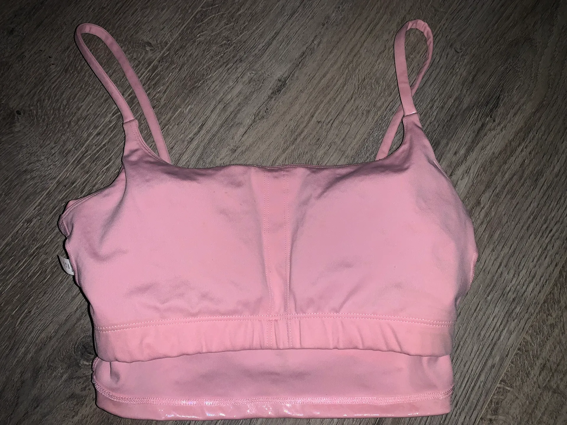 CARBON38 METALLIC SNAKESKIN CROPPED CAMI TANK TOP SPORTS BRA - Image 7