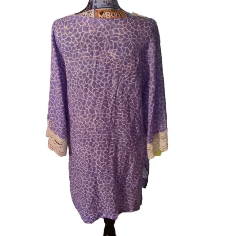 Oscar De La Renta Mini 3/4 Sleeve Dress Size XL - Image 6