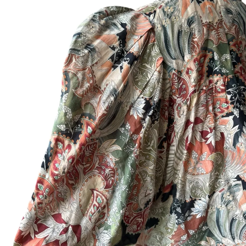 Chufy Cotton/Silk Puff Sleeve V - Image 9