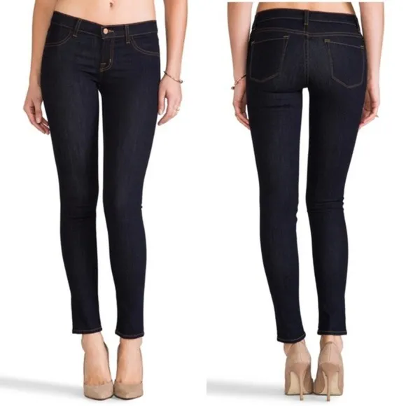 J Brand Super Skinny Starless Dark Wash Jeans Size 29 - Image 2