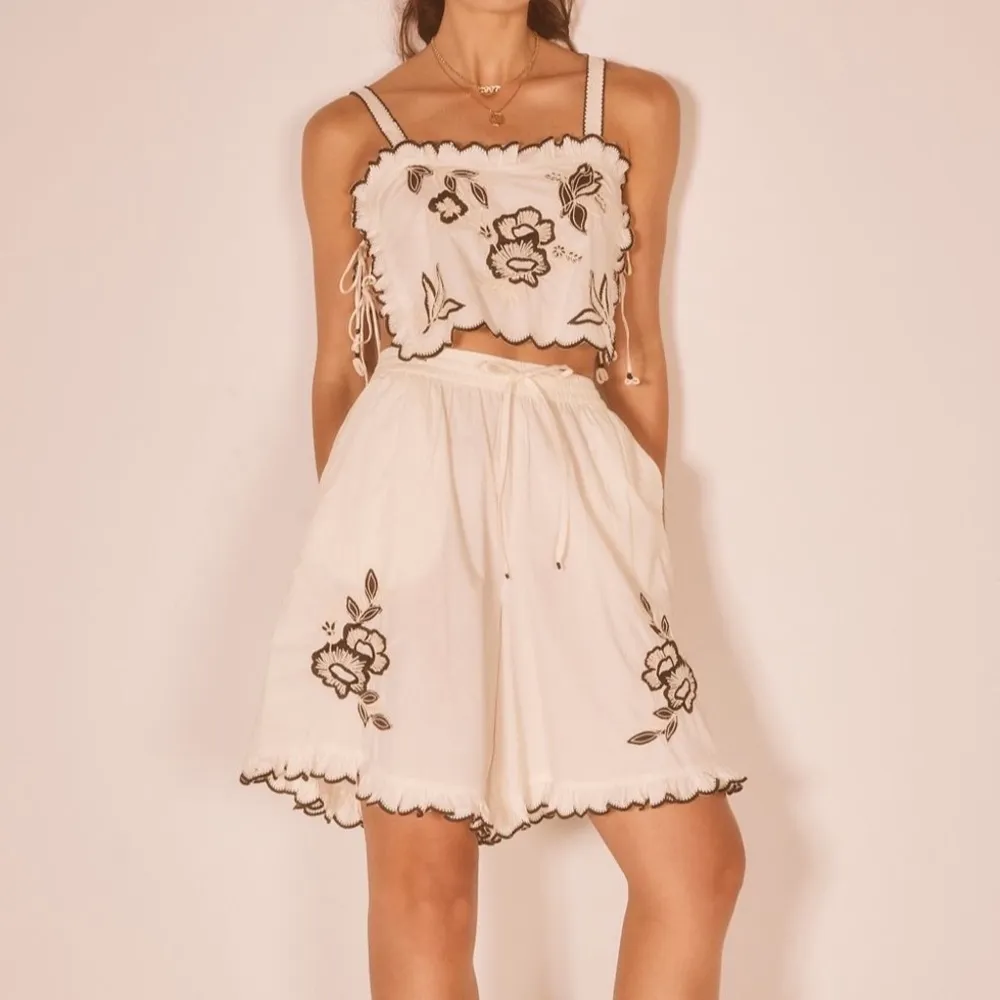 #17 NWT Free People Marin Short Set in Ivory - Image 3